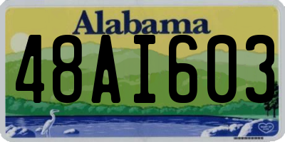 AL license plate 48AI603