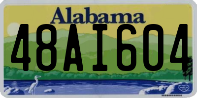 AL license plate 48AI604