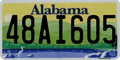 AL license plate 48AI605