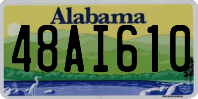 AL license plate 48AI610