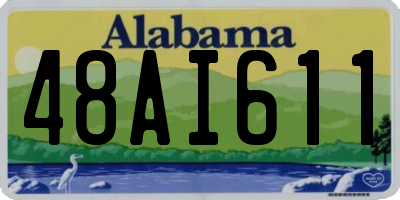 AL license plate 48AI611