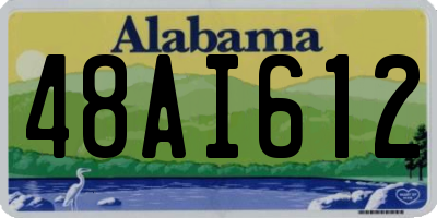 AL license plate 48AI612