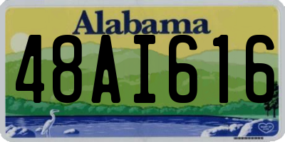 AL license plate 48AI616