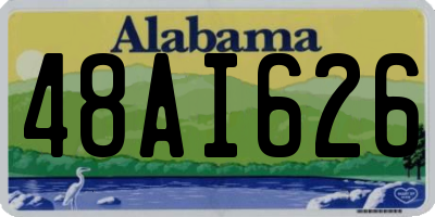 AL license plate 48AI626