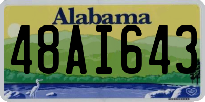 AL license plate 48AI643