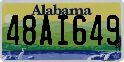 AL license plate 48AI649