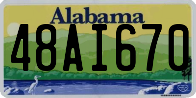 AL license plate 48AI670