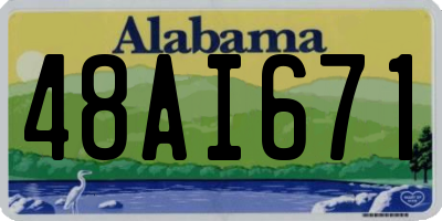 AL license plate 48AI671