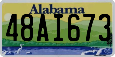 AL license plate 48AI673
