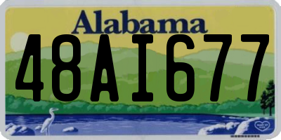 AL license plate 48AI677
