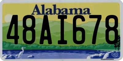 AL license plate 48AI678