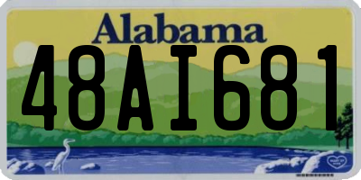 AL license plate 48AI681