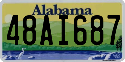 AL license plate 48AI687