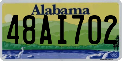 AL license plate 48AI702