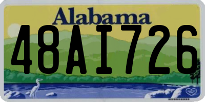 AL license plate 48AI726