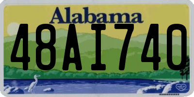 AL license plate 48AI740