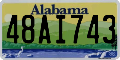 AL license plate 48AI743