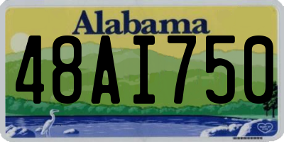 AL license plate 48AI750