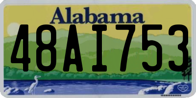AL license plate 48AI753