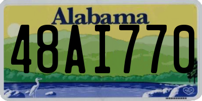 AL license plate 48AI770