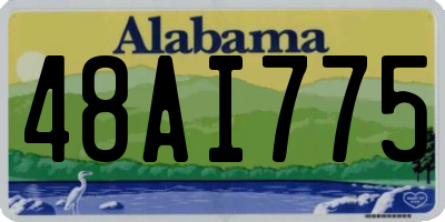 AL license plate 48AI775