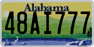 AL license plate 48AI777