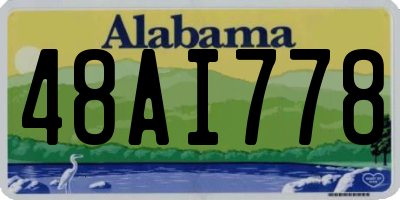AL license plate 48AI778