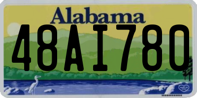 AL license plate 48AI780