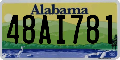 AL license plate 48AI781