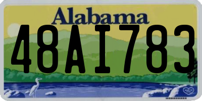 AL license plate 48AI783
