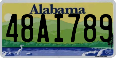 AL license plate 48AI789