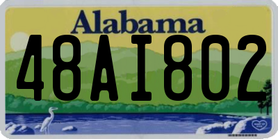 AL license plate 48AI802