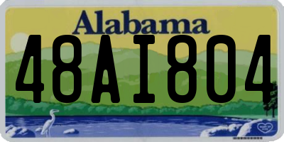 AL license plate 48AI804