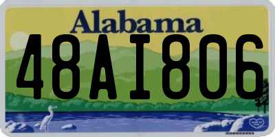 AL license plate 48AI806
