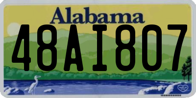 AL license plate 48AI807