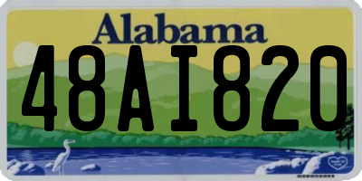 AL license plate 48AI820