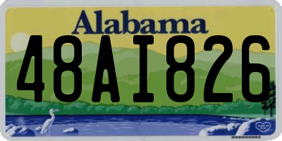 AL license plate 48AI826