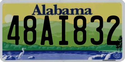 AL license plate 48AI832