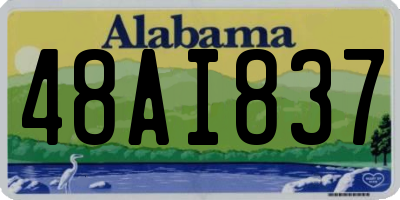 AL license plate 48AI837