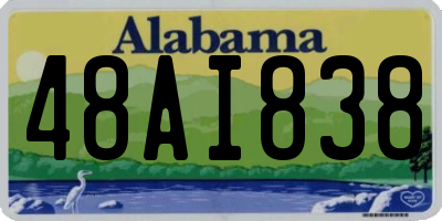 AL license plate 48AI838