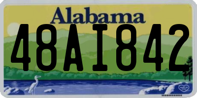 AL license plate 48AI842