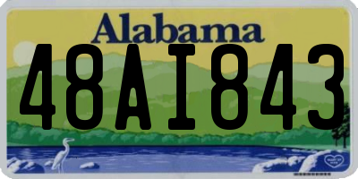AL license plate 48AI843