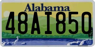 AL license plate 48AI850