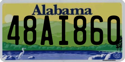 AL license plate 48AI860