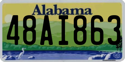 AL license plate 48AI863