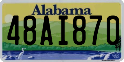 AL license plate 48AI870