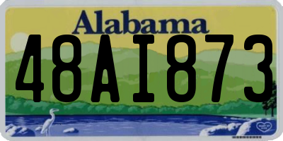AL license plate 48AI873