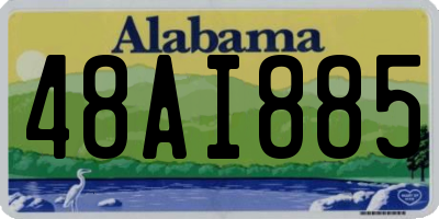 AL license plate 48AI885