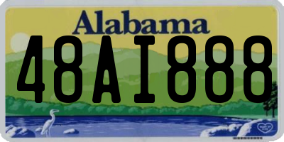 AL license plate 48AI888