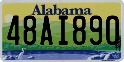 AL license plate 48AI890
